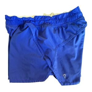 Ivivva Athletic Shorts Youth Girl size 14 Lined Pockets Blue Violet by Lululemon